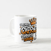 Zodiac Sign Graffiti/Capricorn Kaffeetasse (Vorderseite Links)