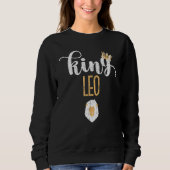 Zodiac Sign King Leo Graphic Sweatshirt (Vorderseite)