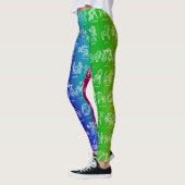 Zodiac Sign Leggings(Helles Regenbogen) Leggings (Links)