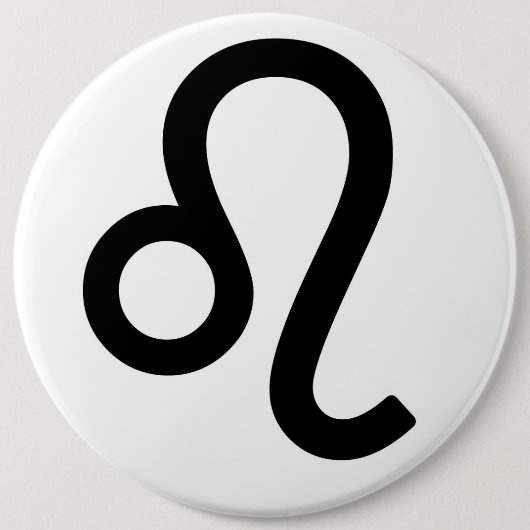 Zodiac sign Leo Button (Vorderseite)