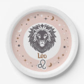 Zodiac Sign Leo Pappteller (Vorderseite)