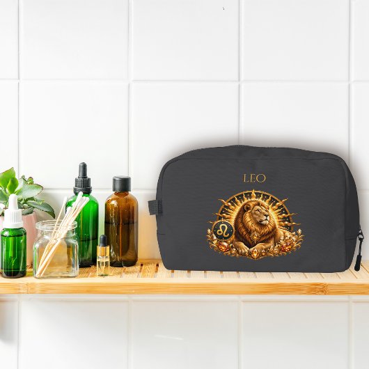 Zodiac Sign Leo Personalized Waschbeutel