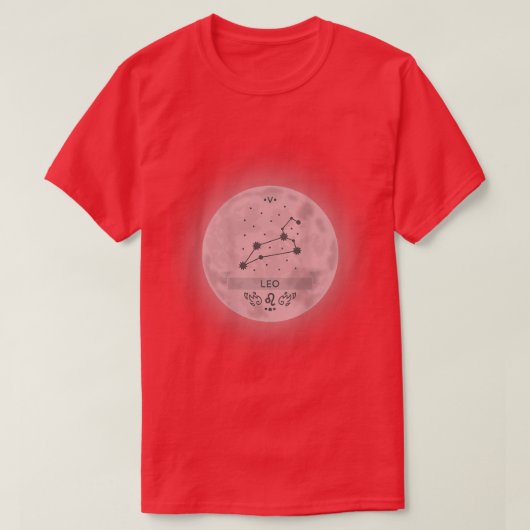 Zodiac Sign Leo T-Shirt (Design vorne)