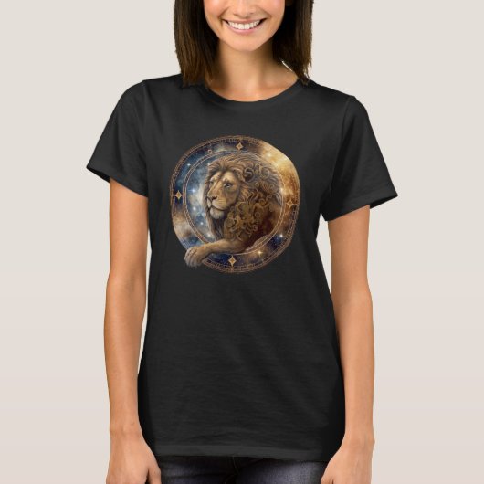 Zodiac Sign LeoLioness T-Shirt (Vorderseite)