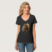 Zodiac Sign LeoLioness T-Shirt (Vorderseite Vollansicht)