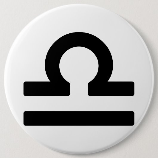 Zodiac sign Libra Button (Vorderseite)