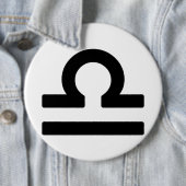 Zodiac sign Libra Button (Beispiel)