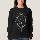 Zodiac Sign Libra Constellation Sweatshirt (Vorderseite)