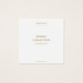 Zodiac Sign Libra Juwelier Display Card (Vorderseite)