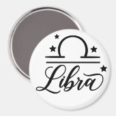 Zodiac Sign Libra Magnet (Vorderseite/Rückseite)
