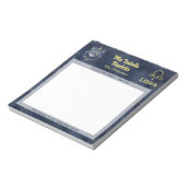 Zodiac Sign Libra & Mystical Cat - Notepad Notizblock (Rotiert)