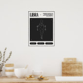 Zodiac Sign Libra Poster (Küche)