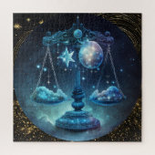 Zodiac Sign Libra Puzzle, 20"x20" 676 Stk. Puzzle (Vertikal)