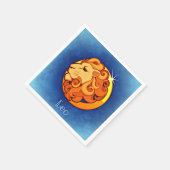 Zodiac_Sign_Lion Serviette (Ecke)