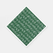 Zodiac Sign Napkin(Green) Serviette (Ecke)