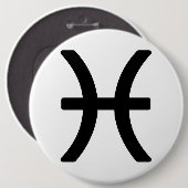 Zodiac sign Pisces Button (Vorne & Hinten)