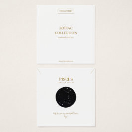 Zodiac Sign Pisces Juwelier Display Card