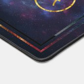 Zodiac Sign Pisces Nebula Galaxy Maus Pad Schreibtischunterlage (Ecke)
