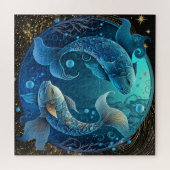 Zodiac Sign Pisces Puzzle, 20"x20" 676 Stk. Puzzle (Horizontal)