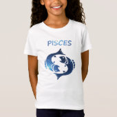 Zodiac sign Pisces Ringer T - Shirt (Vorderseite)