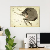 "Zodiac Sign" Poster/Print "Taurus" Poster (Heimbüro)