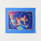 Zodiac Sign Sagittarius als Celestial Archer Wandteppich (Vorderseite (Horizontal))