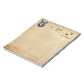 Zodiac Sign Sagittarius & Celestial Cat - Notepad Notizblock (Rotiert)