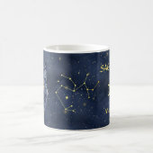 Zodiac Sign Sagittarius & Celestial Cat Tasse (Mittel)