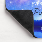 Zodiac Sign Sagittarius Dreamy Sky Quote Mousepad (Ecke)