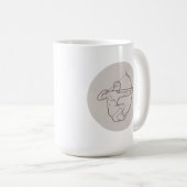 Zodiac sign Sagittarius Kaffeetasse (VorderseiteRechts)