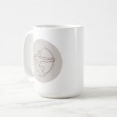 Zodiac sign Sagittarius Kaffeetasse (Vorderseite Links)