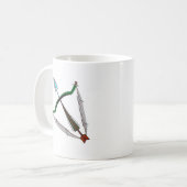 Zodiac Sign Sagittarius Kaffeetasse (Vorderseite Links)