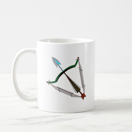 Zodiac Sign Sagittarius Kaffeetasse (Links)