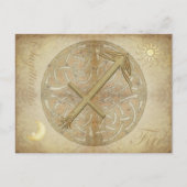 Zodiac Sign Sagittarius Postcard Postkarte (Vorderseite)
