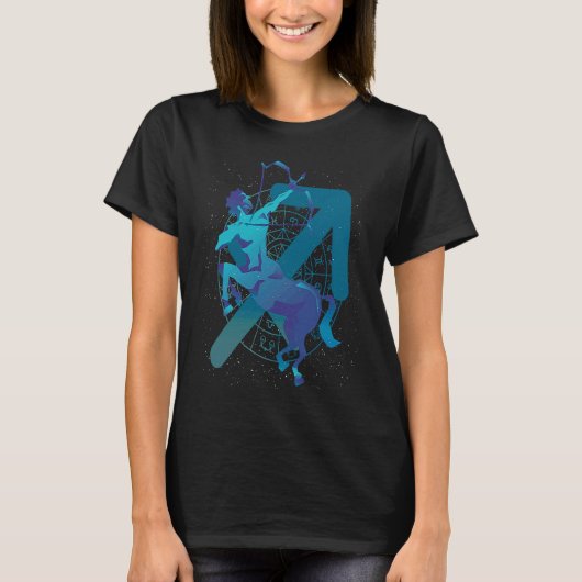 Zodiac Sign Sagittarius T-Shirt (Vorderseite)