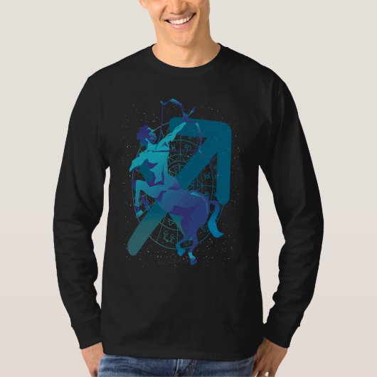 Zodiac Sign Sagittarius T-Shirt (Vorderseite)