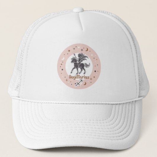 Zodiac Sign Sagittarius Truckerkappe (Vorderseite)