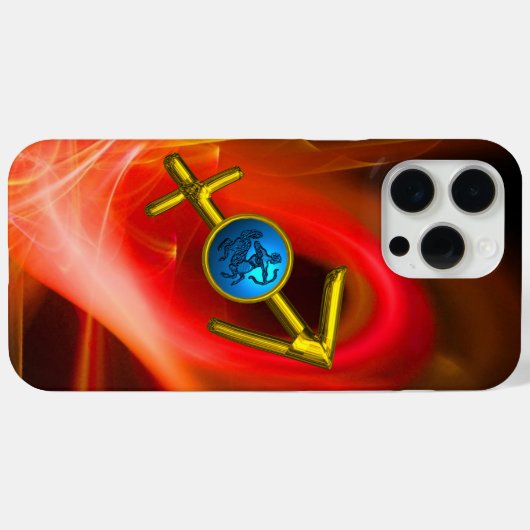 ZODIAC-SIGN-SAGITTARIUS-Wirbel, Gelb-Fraktal Case-Mate iPhone Hülle (Rückseite (Horizontal))