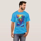 Zodiac Sign Scorpio Emerging from Deep Waters T-Shirt (Vorne ganz)