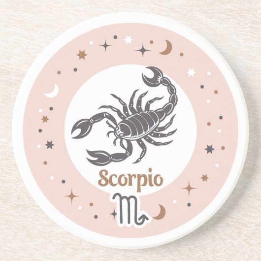 Zodiac Sign Scorpio Getränkeuntersetzer (Vorne)