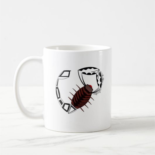 Zodiac Sign Scorpio Kaffeetasse (Links)