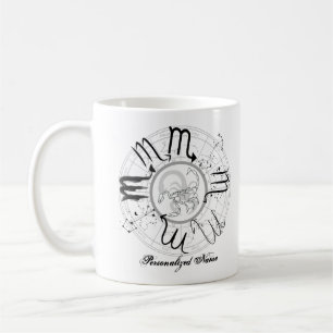 Zodiac Sign Scorpio.w Cust.Name Kaffeetasse