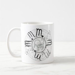 Zodiac Sign Scorpio.w Kaffeetasse