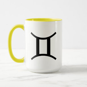 Zodiac Sign Tasse - Custom Two Tone Power Colors!