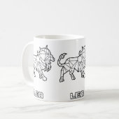 Zodiac Sign Tasse: Leo Kaffeetasse (Vorderseite Links)