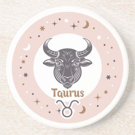 Zodiac Sign Taurus Getränkeuntersetzer (Vorne)