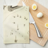 "Zodiac Sign: Taurus" Küchentuch (Viertel Falte)