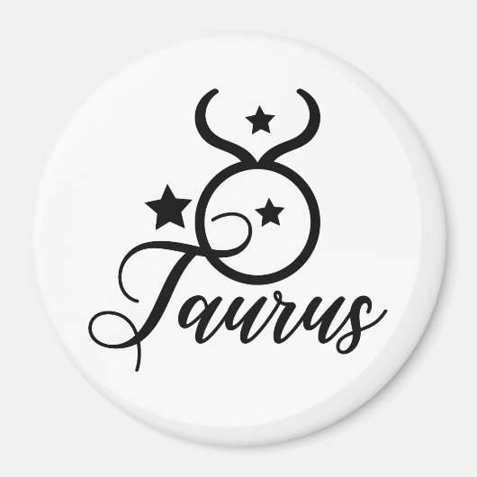 Zodiac Sign Taurus Magnet (Vorne)