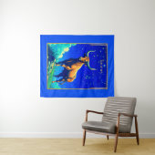 Zodiac Sign Taurus Rooted in der Erde und Sky Wandteppich (Beispiel (Horizontal))