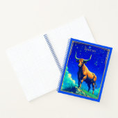 Zodiac Sign Taurus Rooted in Earth and Sky Journal Notizblock (Innenseite)